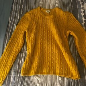 Yellow sweater
